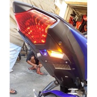 YAMAHA R25 UNDERTAIL / FENDERLESS WITH LED SIGNAL YAMAHA R25 V1 V2 TAIL TIDY NUMBER PLATE FENDERLESS
