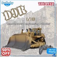 Multifunctional Engineering Vehicle D9R 1:18 Remote Control Bulldozer RC Cars Children Christmas Gif