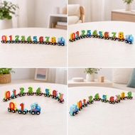Wooden Toy Train Electric Magnetic Train Set for Kids 1-6 Years Old