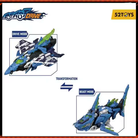 In stock 52TOYS BeastDrive BD-02 HYDRO BULLET SHARK action figures Anime model toys gifts collection