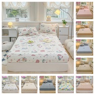 880TC KAIN TEBAL 3in1 tatami Bedsheet Super single/Queen/King For 3 Sizes Tatami mattress cover bedd