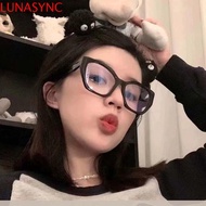 LUNASYNC Color Frame Reading Glasses, Exaggerated Elastic Butterfly Shaped Eyewear, Party Hip-hop Re