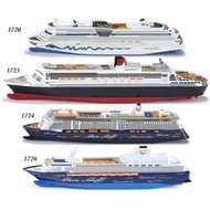 German Large Scale Cruise Wheel Queen Mary Poseidon Cruise Ship Speedboat Alloy Model Toy Version Mo