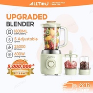 ALLTOU Blender 2L+0.8L Juice Fruit Soya Ice Maker Crusher Electric High Speed Food Processor Mesin P