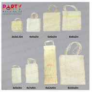 ♞,♘,♙10pcs Local Abaca Bag / Sinamay Bag  / Native Abaca Gift Bag/ Local Abaca Souvenir Bag