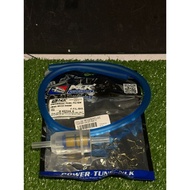 NLK PERFORMANCE UNIVERSAL FUEL FILTER BIG WITH HOSE PETROL FILTER RACING BESAR WITH PETROL PIPE BLUE