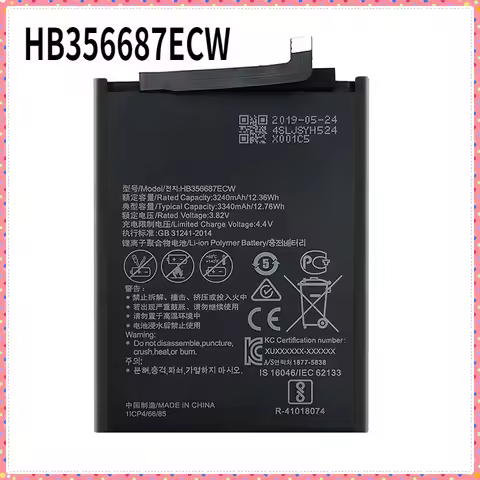 Battery HB356687ECW For Huawei Nova 2 Plus 2i 2S 3i 4e P30 Lite Mate SE G10 Mate 10 Lite Honor 7X 9i