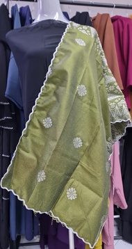 Veil Corak songket cotton 100% muslimah permpuan fesyen selendang songket tenun 2025# veil muslimah