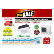 Fujitsu R32 Ceiling Cassette 24000 BTU + FREE NTUC VOUCHER + FREE Delivery + FREE Consultation Servi