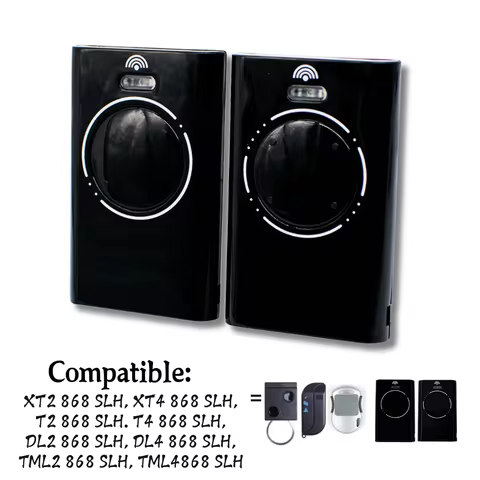 Black 868 XT2 XT4 SLH LR 868Mhz Transmitter Compatible with XT2 XT4 868 SLH, XT2 XT4868 SLHLR Garage