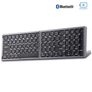 JOMAA bluetooth keyboard and mouse Foldable Bluetooth wireless keyboard Portable keyboard Folding keyboard support Mobile tablet Three system For Laptop / PC / Mac / Business Office and Home helper