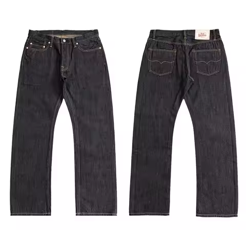 Red Tornado 12oz Selvedge Denim Jeans 634S-0002 Classic Straight Leg Sanforized Raw Denim Pants For 