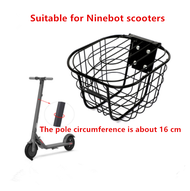 ตะกร้าสำหรับXiaomi M365โปรสเก็ตบอร์ดสกู๊ตเตอร์ตระกร้าหน้าNINEBOT ES2 ES4 MAX G30สเก็ตบอร์ดตะกร้าใส่ข