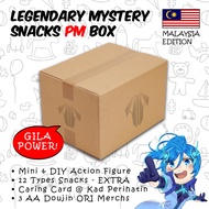 KOTAK PERIHATIN SNEK LAGENDA MALAYSIA TIDBIT MIX SNACK & TOY SURPRISE GIFT BOX FOR FRIENDS, BIRHTDAY