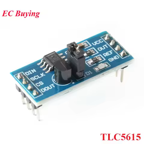 TLC5615 10 Bit Serial DAC Digital to Analog Conversion Module TL431 IC Converter 5V Power Supply Mod