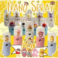 Nano Spray Mini Character/Nano Mist Spray Portable/Nano Spray Facial Moisturizer Nano Facial Spray/F