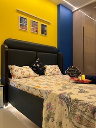 Rumah m² dengan 1 kamar tidur dan 1 kamar mandi pribadi di Zirakpur (Bluebird and bloom)