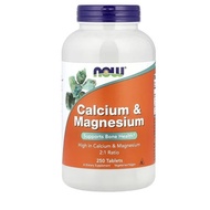 NOW Foods Calcium And Magnesium Health Supplement Bone Health 250 Caps