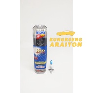 H1 12V Bulb Blue Glass Slightly Yellow Light 55W 6000K B-TECH 1 Pair Halogen H1