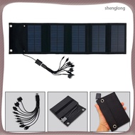 🍳 1Set Foldable 15W 6V Solar Panel Charger Portable Station Black