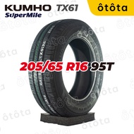 Lốp ô tô Kumho Super Mile TX61 – 205/65 R16 95T – Chính Hãng BH 5 năm (205/65R16 205 65 R16)