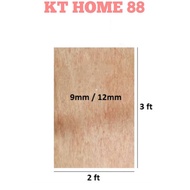 [2ft x3ft] Papan Plywood / Solid Plywood 9mm 12mm