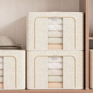 Large Capacity Storage Box Foldable Large Storage Personal Pack Household Wardrobe Storage Basket Qu