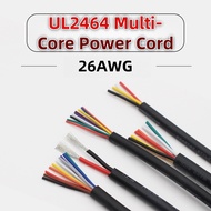 UL2464 Power Cord 26AWG Tinned Copper Multi-Core Electronic Wire Internal Connection Wire -5/10 mete