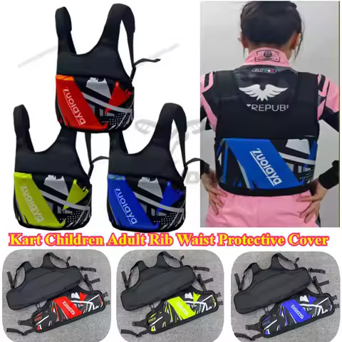 Kart Racing Gear Rib Protection Adult Children's Entertainment Riding Equipment Adjustable Safety Ge