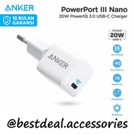 Anker PowerPort III Nano 20W USB-C Adapter Apple iPhone 12 Pro - A2633