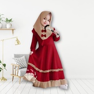 COD/BAYAR DITEMPAT GAMIS SYARI ANAK MUSLIM SET HIJAB TERBARU Gamis anak syari  Setelan Baju Gamis Anak Perempuan Gamis anak perempuan umur 2_8 tahun Syari Mewah Simple Lucu Dress Muslim Perempuan  Cewek Korea Model Baru Lebaran baju setelan anak harian