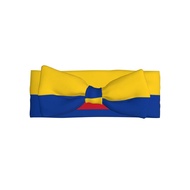 Flag of Colombia Baby Bow Headband, 2.4 * 6.7 Inch Baby Headband, Suitable for Babies 0-6 Months Old