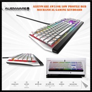ORIGINAL ALIENWARE AW510K LOW PROFILE RGB MECHANICAL GAMING KEYBOARD - LUNAR LIGHT (READY STOCK)