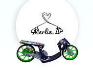 MID - Miniatur Motor Drag Herex Handmade Mainan Motor Drag Ceper size 10cm