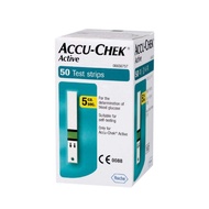 Accu-Chek Active Blood Glucose Glucometer Test Strips, 50 Test Strips