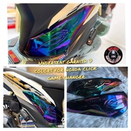 7 colors titanium underseat garnish / lower panel garnish for Honda Click V2 Game Changer 125i 150i