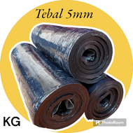 Kanisir/Karet tambal ban tebal 5 mm 1KG/kompon bakar