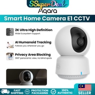 (CN Ver)Aqara Smart Home Camera E1 Night Vision 360 Angle 2k 3MP AI Motion Detection Wi-Fi 6 HomeKit