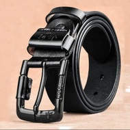 Men's Leather Belt - Imported Jeep Logo Men Belt Buckle (BLT - 4)