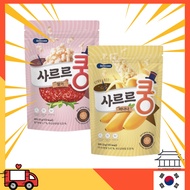 [sj_shop][Bebecook] Baby Probiotics Snack, Strawberry, Cheese Yogurt, Banana 23g, Saruru Koong