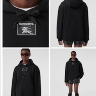 BURBERRY英國黑色連帽衛衣XXS