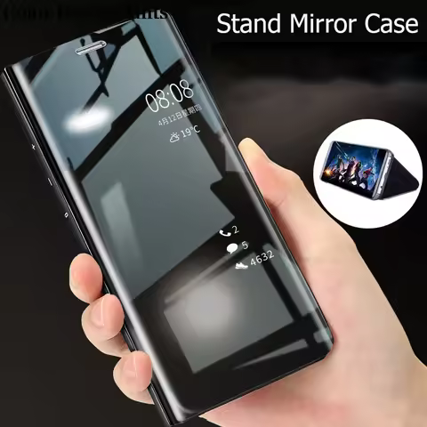 Smart Mirror Phone Case For Samsung Galaxy S10 S8 S9 S10 S24 S23 S22 Plus Note 10 8 9 20 Ultra A14 A