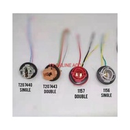 Car Headlight Bulb Socket Adapter Wiring Harness 1156 1157 7440 7443
