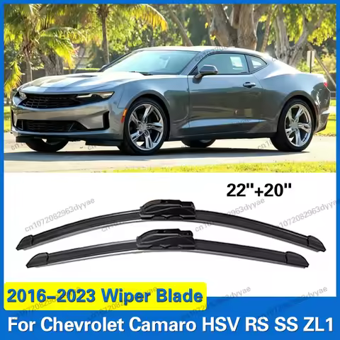 2pcs For Chevrolet Camaro 2016 - 2023 HSV RS SS ZL1 Front Windshield Wiper Blades 22"+20" Windscreen
