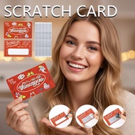 Valentine's Day Scratch Cards Printing Coated Scratch-off Prize Crafting Cards Printed Lottery M4d8