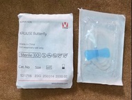 Kruuse 蝴蝶針／藍色 (Butterfly Needles)23G 25支