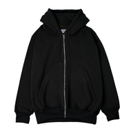 ZIPPER HOODIE BLACK HOODIE ZIPPER HOODIE ZIPPER
