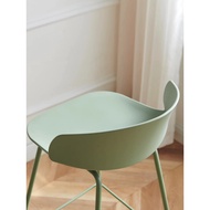 Simple plastic dining bar chair designer bar stool iron bar chair