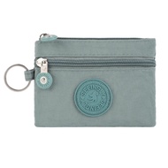 Small Mini Pouch Coin Purse Zip Id Case Wallet Slim Wallet Key Holder Change Pouch Sea Blue