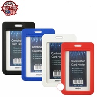 Combination ID Card Holder Double Side Display / Name Tag Holder (54x85mm)